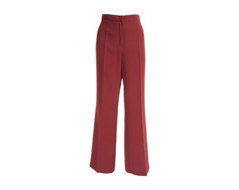 Busy Women's Smart Burgundy Red Trousers
