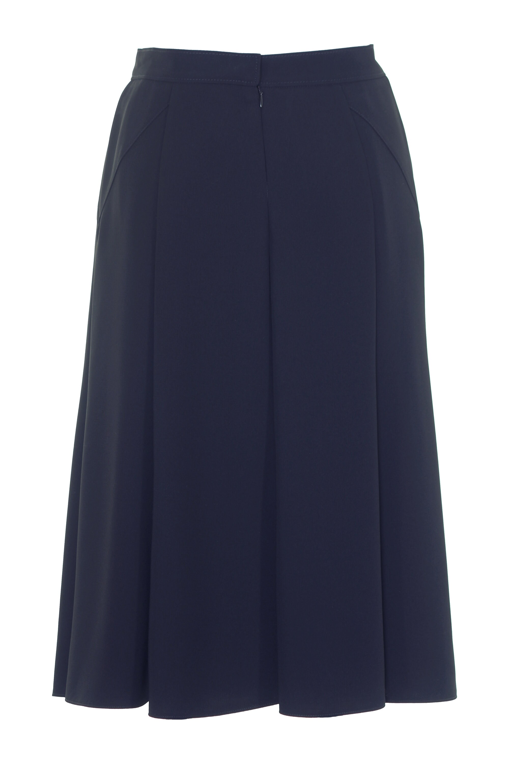Busy Women's Flared Panelled Skirt 28” Length in Black or