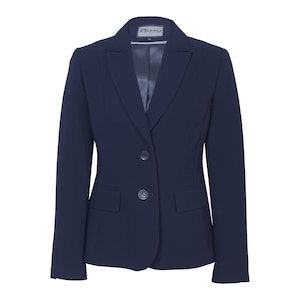 Busy Women's Suit Jacket Blazer in Brown Black Navy - Etsy UK