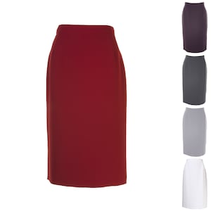 Midi Pencil Skirt -  UK