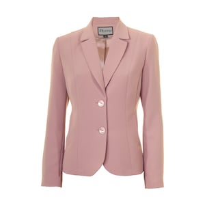 Busy Women's Dusty Pink Suit Jacket Blazer - Etsy UK