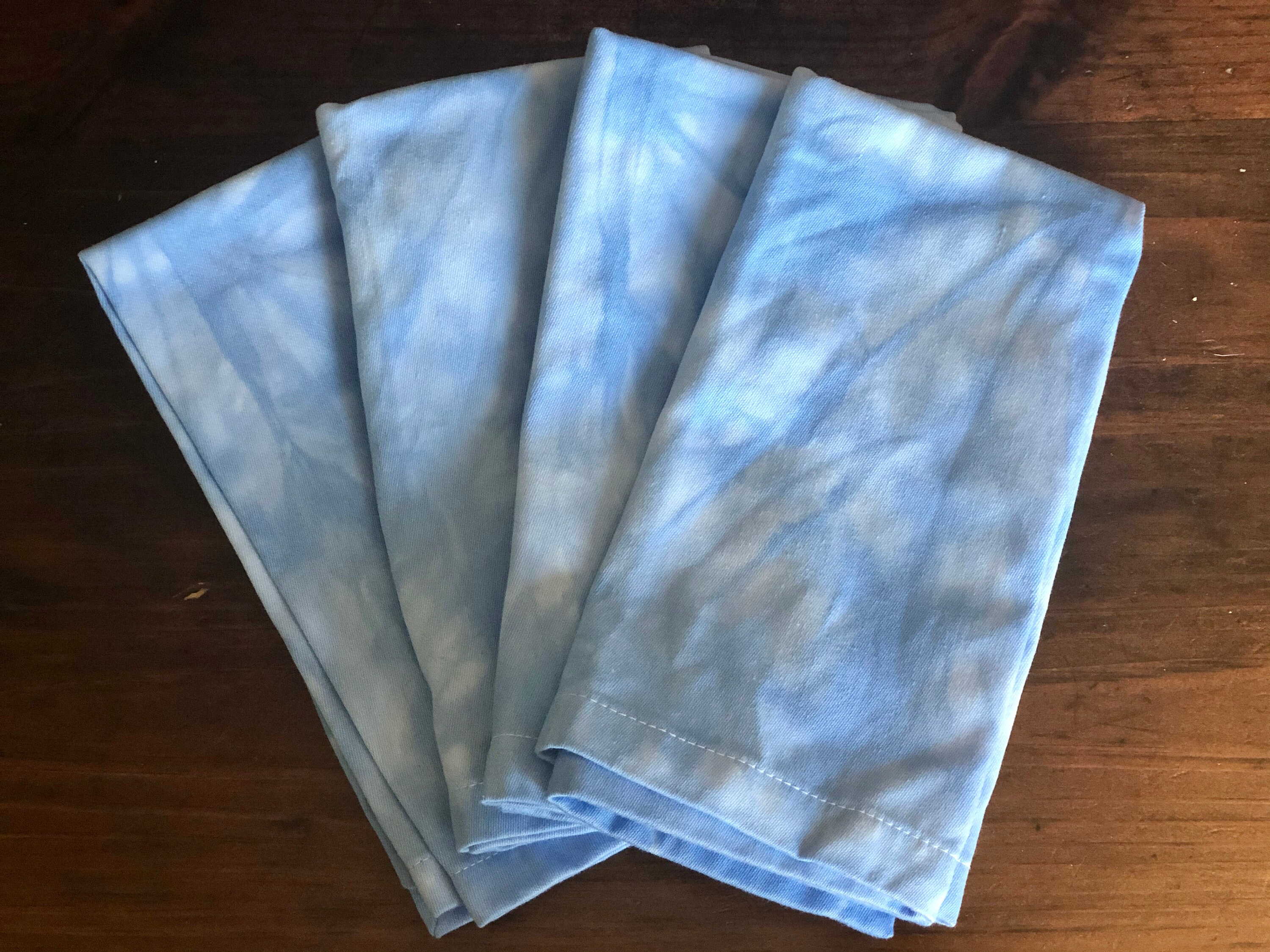 Tie Dye Napkin Set Etsy