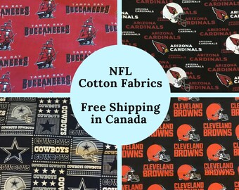 Nfl Fabric Etsy
