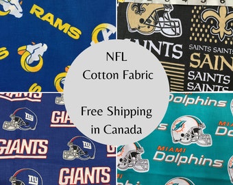 Nfl Fabric Etsy