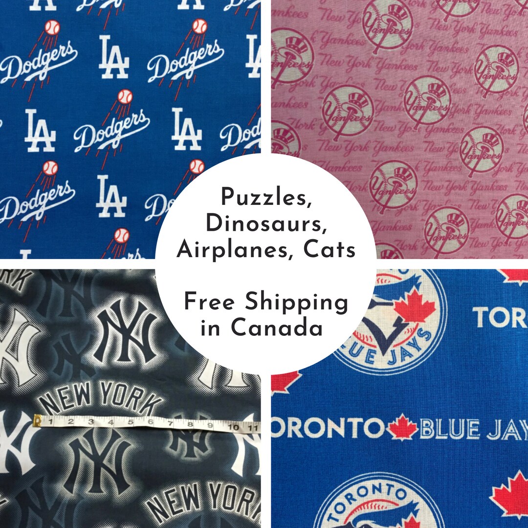 MLB / New York Yankees Fabric / LA Dodgers Fabric / Toronto Blue Jays
