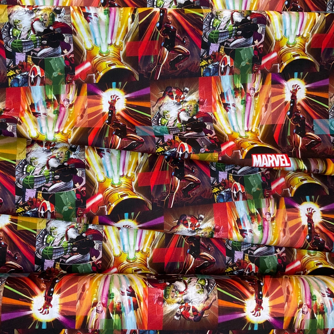 Fabric / Marvel /avengers / Quilting Cotton Fabrics / Character Cotton ...