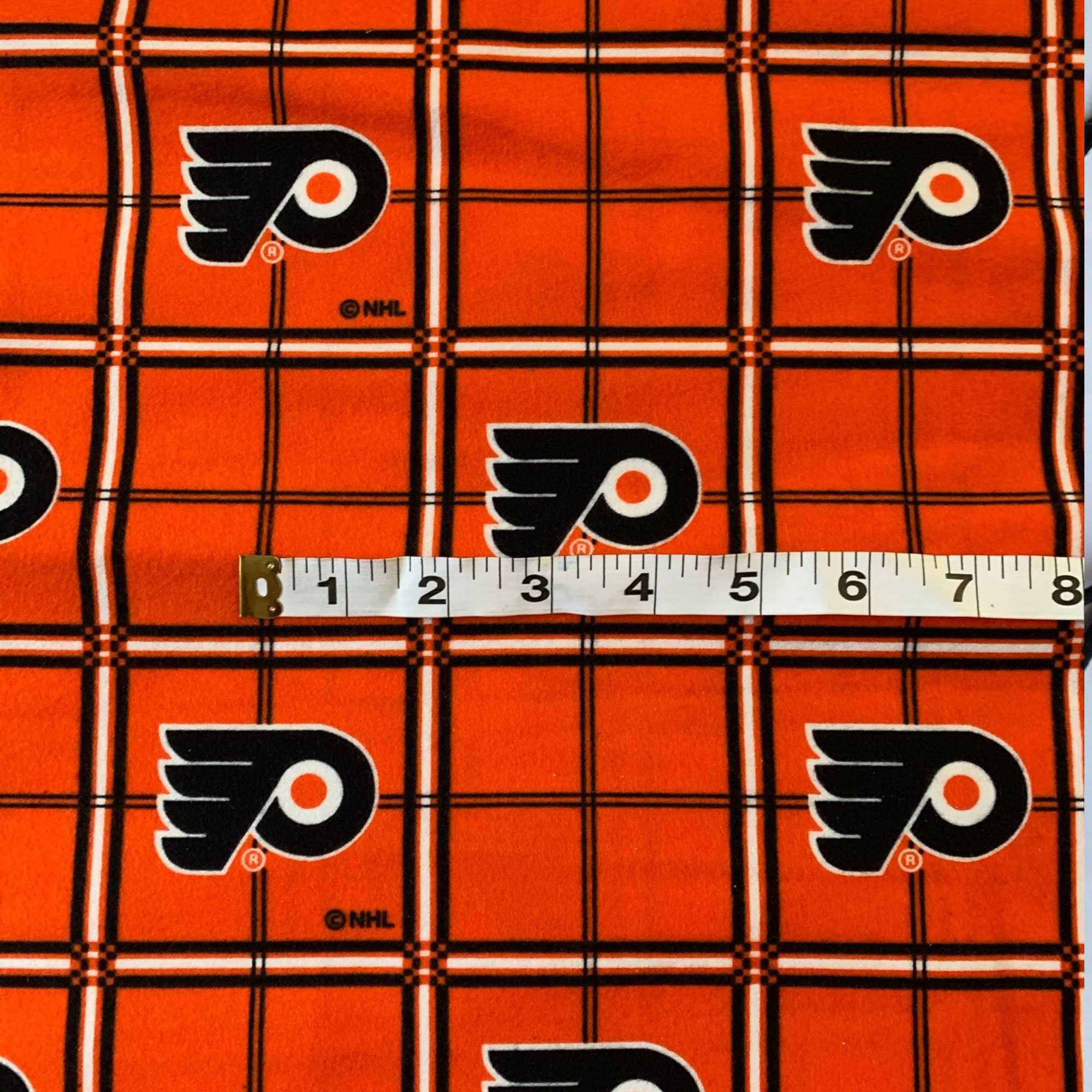 NHL Fabric Flanellete Cotton Edmonton Oilers Fabric Toronto Etsy Canada