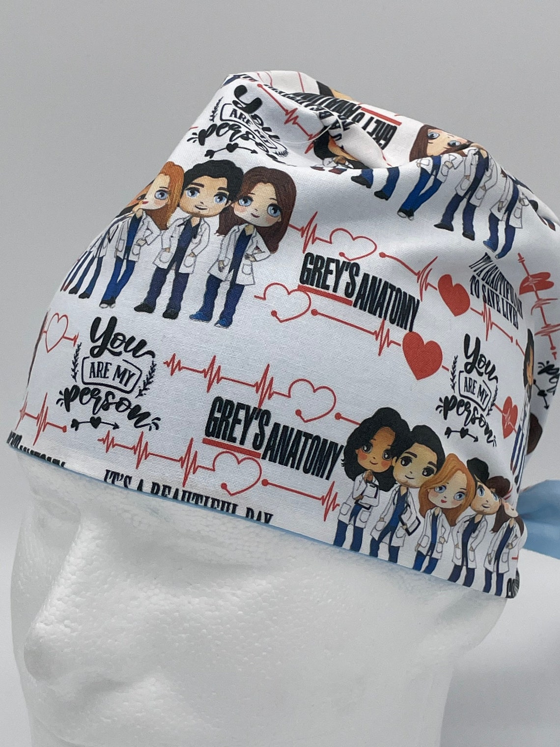 Scrub caps Greys Anatomy scrub cap scrub hat surgeon hat Etsy
