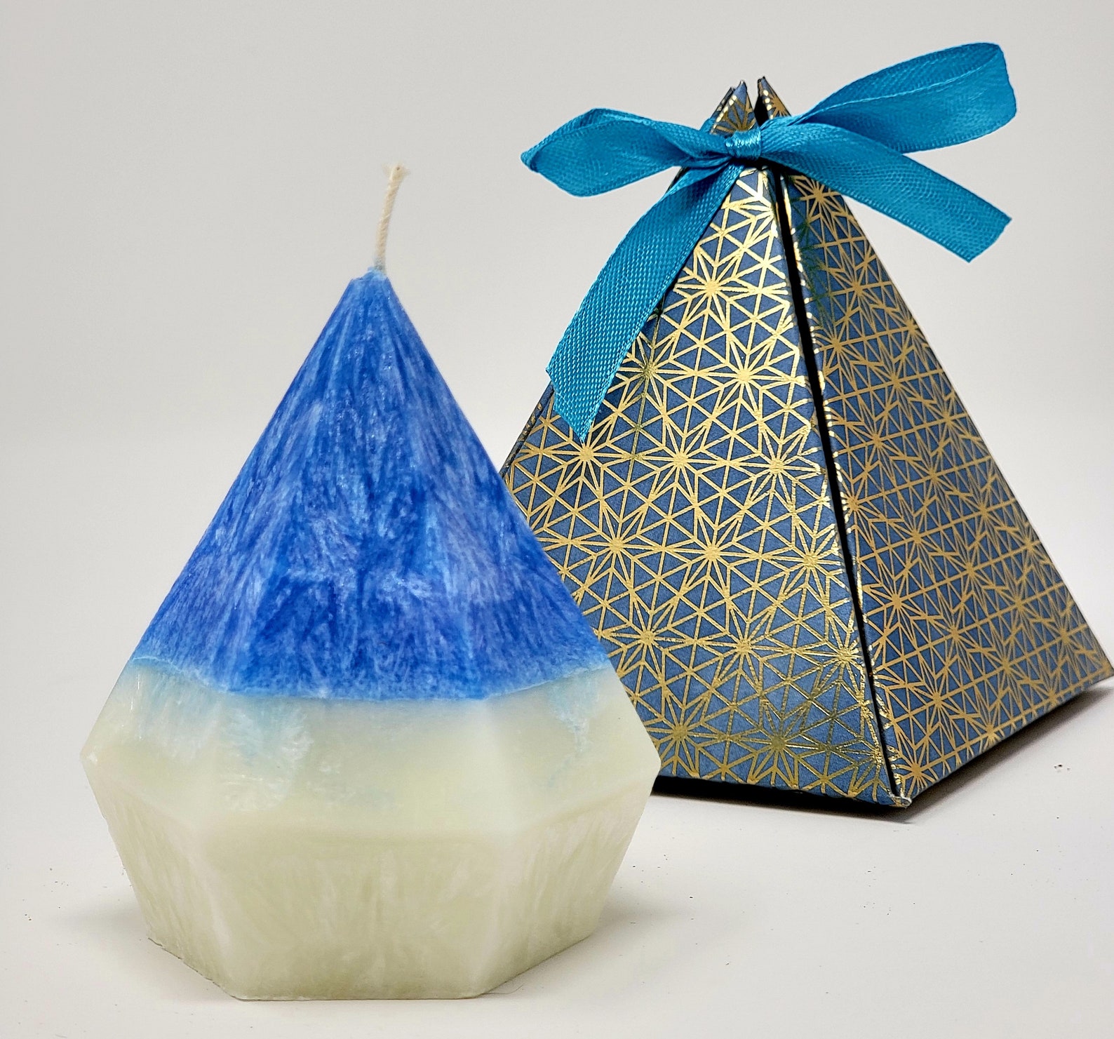 Candle with crystals inside Crystal infused candle Surprise Etsy