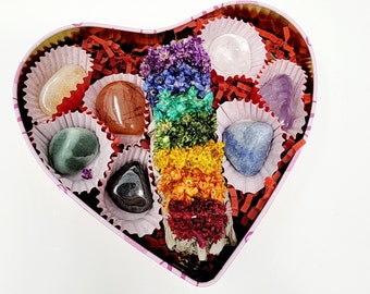 Crystal Gift Box |  Day Gift |  Self Love Gift Box | Chocolate Crystals