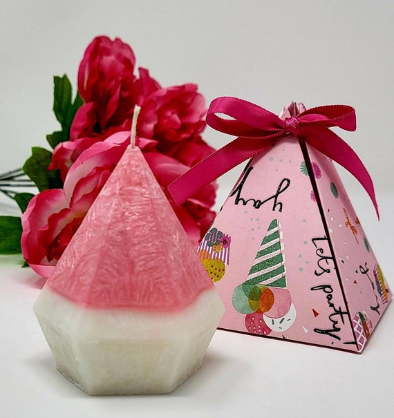 Surprise Candle With Crystals Inside Personalized Candle With