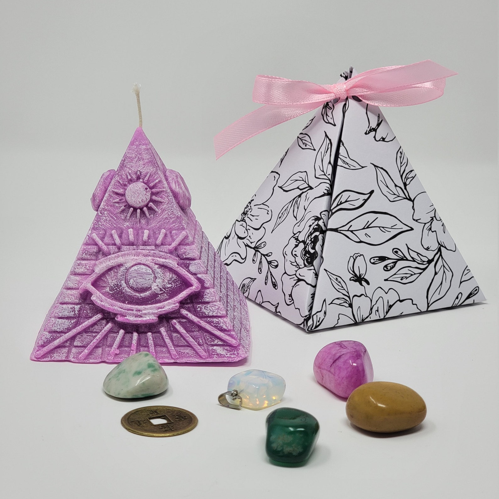 Pyramid Candle eye of Providence Spiritual candle with Etsy