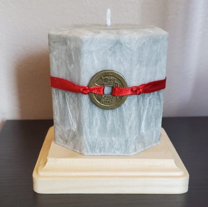 Crystal Hidden Candle Crystal Candle Mystery Crystal Candle Etsy
