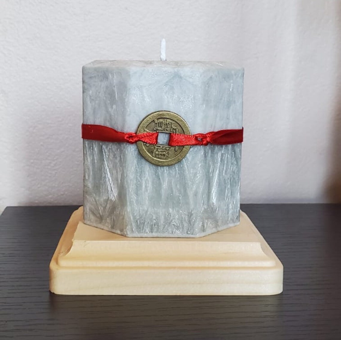 Crystal Hidden Candle Crystal Candle Mystery Crystal Candle Etsy