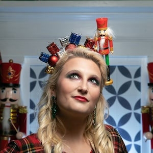 Nutcracker Christmas Headband: Ugly Sweater Party Crown