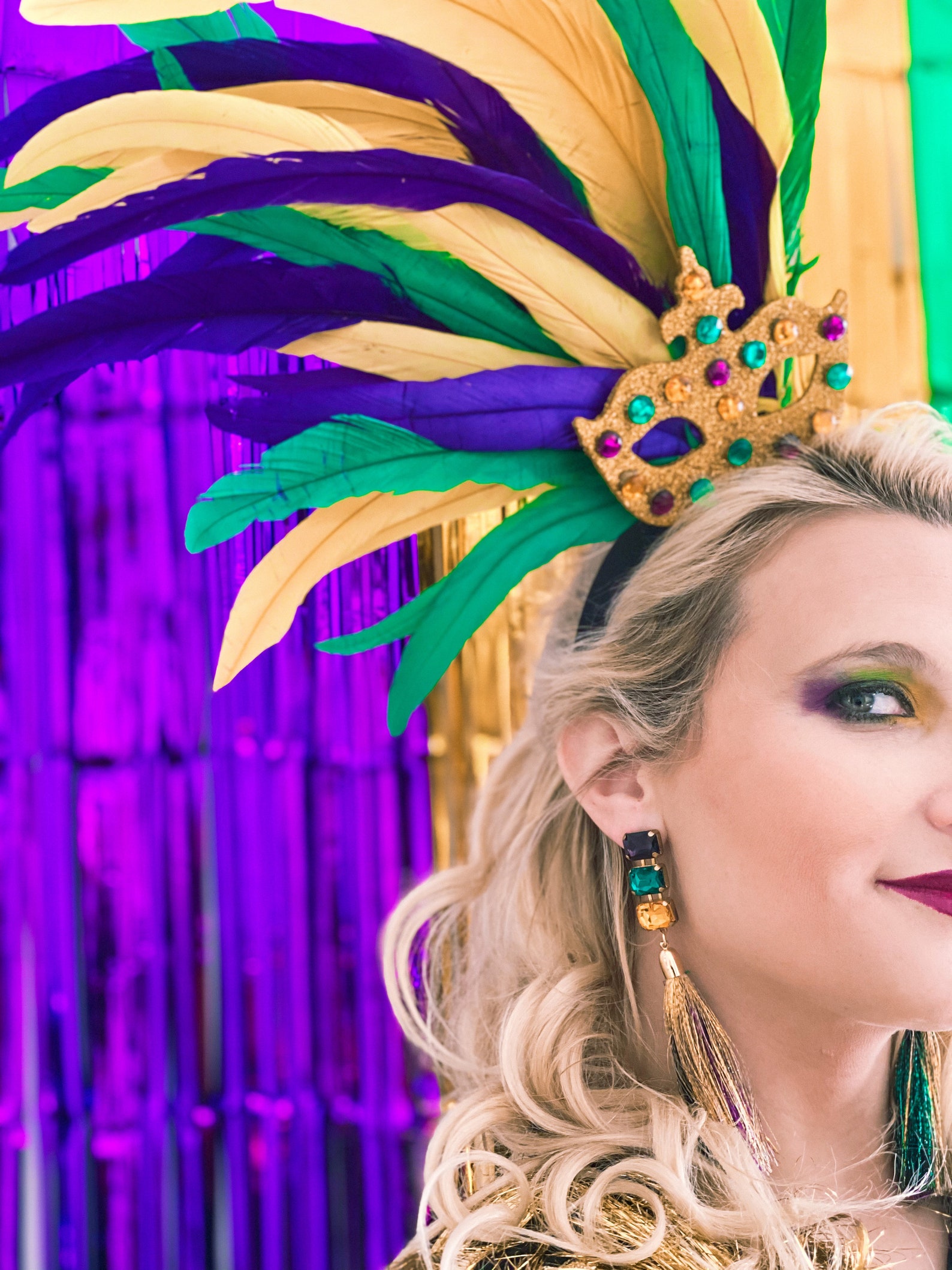 mardi gras headpiece