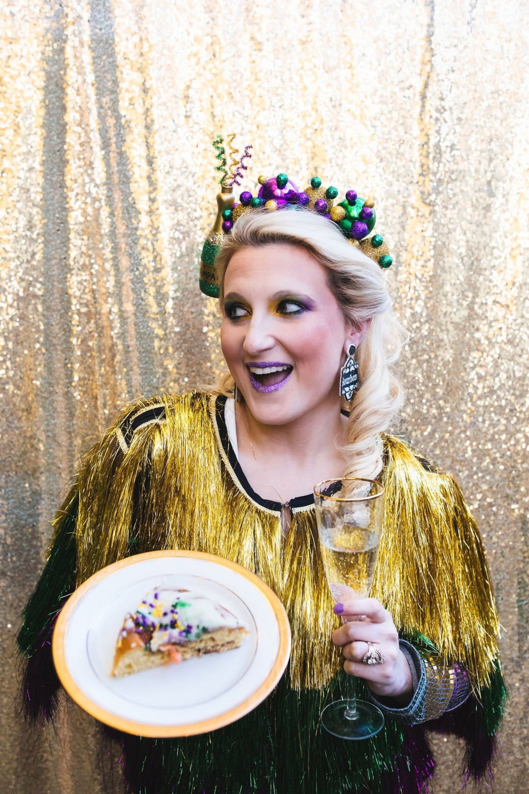 mardi gras headpiece