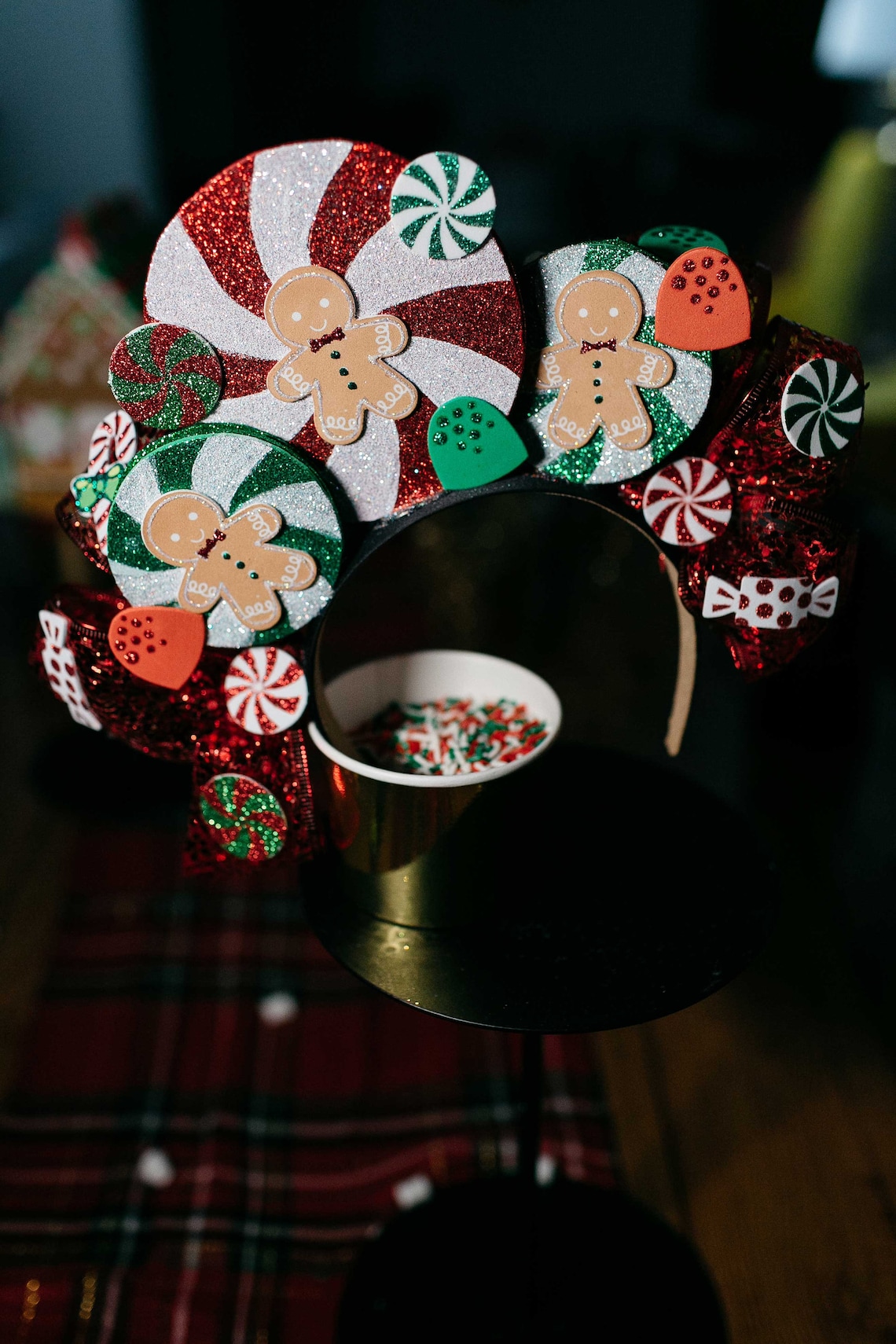 Christmas Headband Adult Christmas Headband Women Ginger Etsy