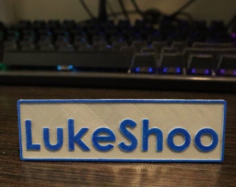 Custom Name Plate