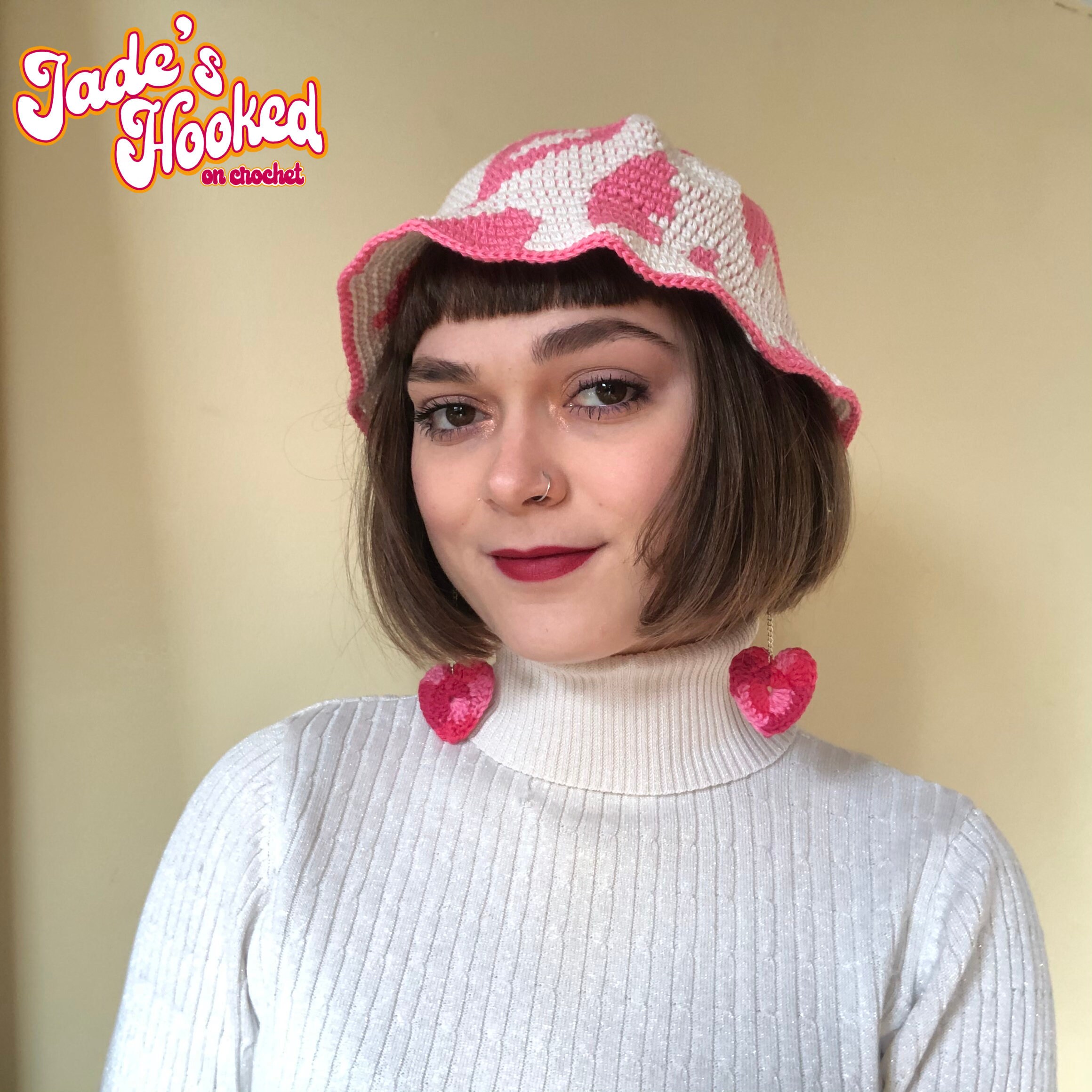 Crochet Bucket Unisex Hat Sun Handmade 