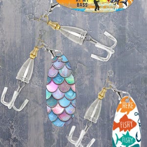 Custom fishing lure with gift box