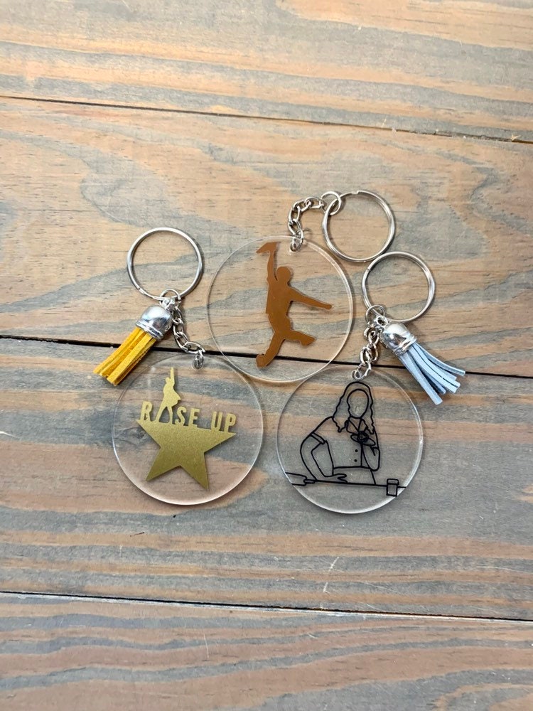 Custom Broadway Musical Keychains Gift From Newsies Waitress Etsy UK