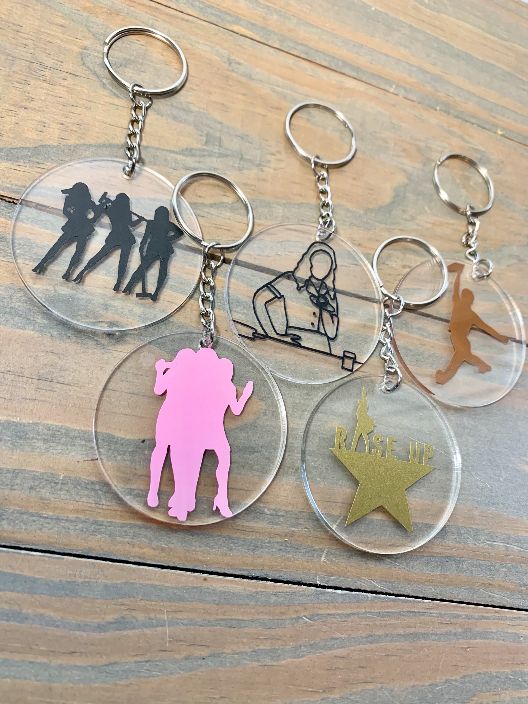 Custom Broadway Musical Keychains Gift From Newsies Waitress Etsy UK