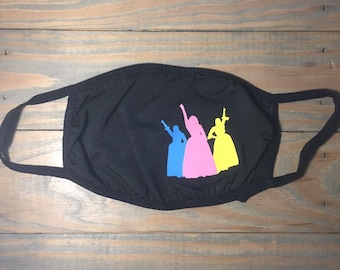 The Schuyler Sisters Inspired Broadway Musical Washable Cloth Face Mask