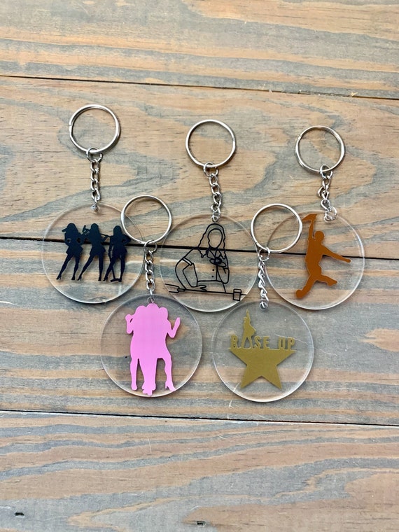 Custom Broadway Musical Keychains Gift From Newsies Waitress Etsy UK