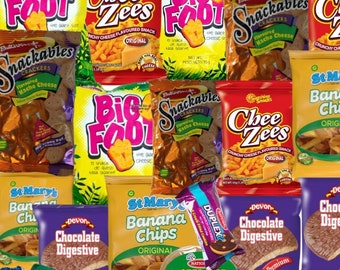 Jamaican Snack Packs - Authentic Snacks From the island of Jamaica - Irresistible Tropical Treats
