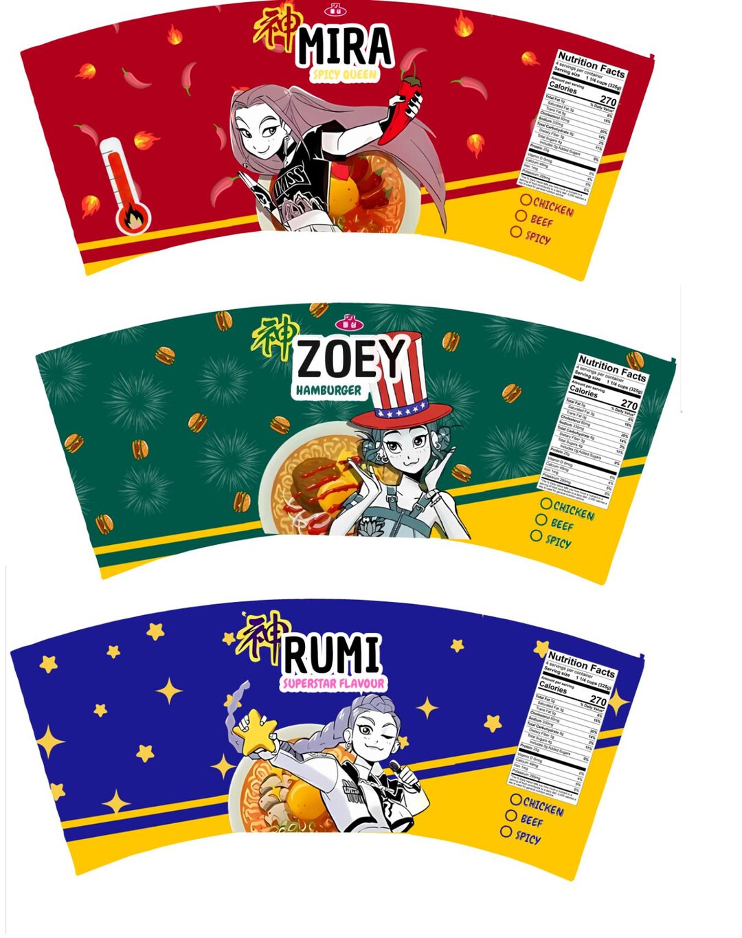 Rumi Zoey Mira Ramyeon Noodle Cup - Etsy