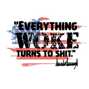 everything woke turns to shit digital download shirt sumblimation tumbler design logo sticker messy bun and guns raising wolves not sheep