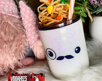 Ramen noodle cup of soup instant lunch metal tumbler fake noodles