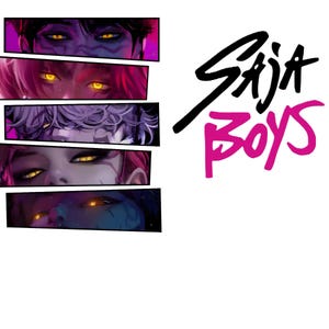 saja boys kpop demon hunters png