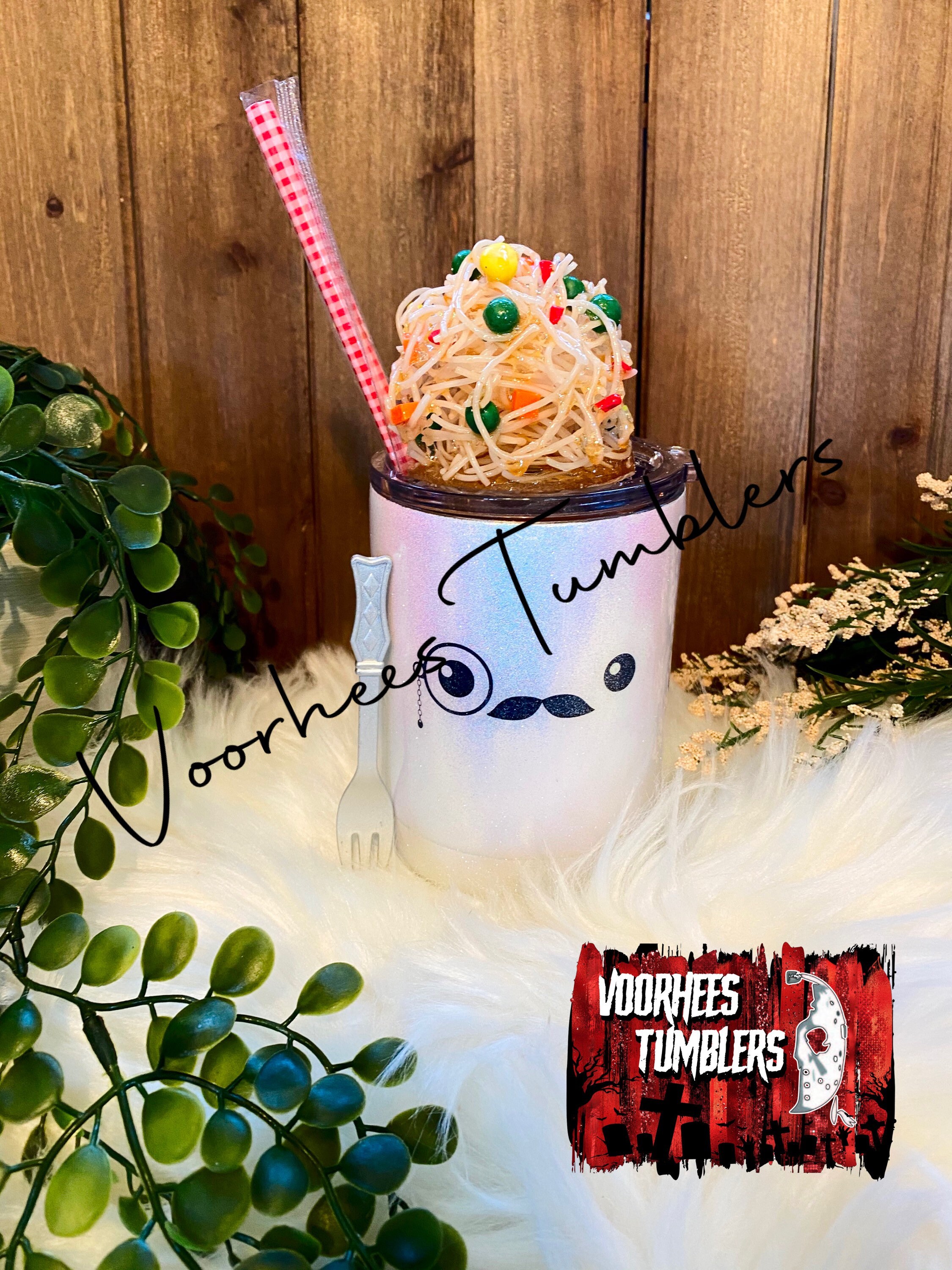 Ramen noodle cup of soup instant lunch metal tumbler fake Etsy