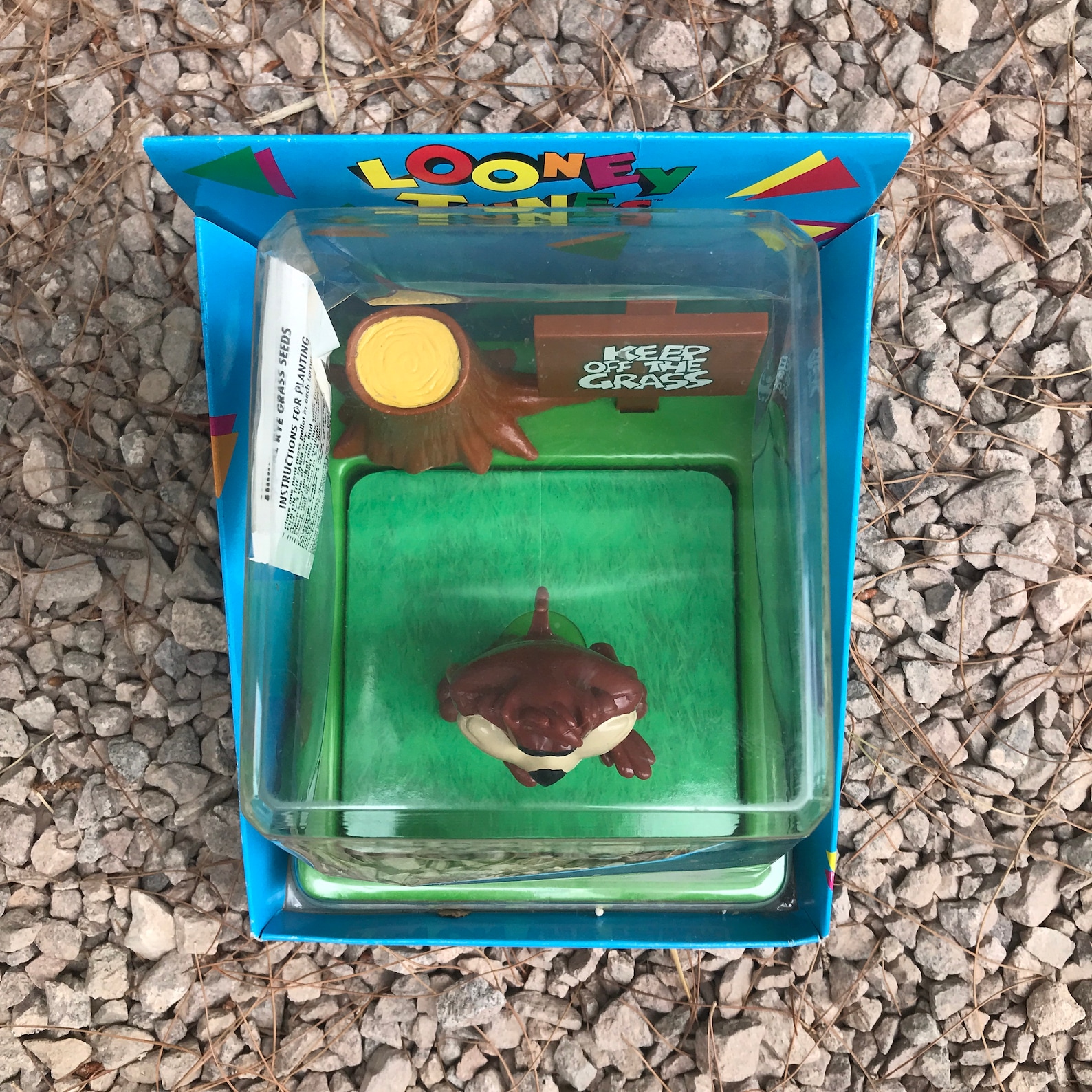 Looney Tunes Fun on the Farm grass seed and Taz planting | Etsy