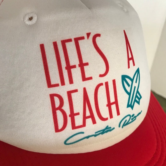 LIFE Is A Beach trucker hat snapback