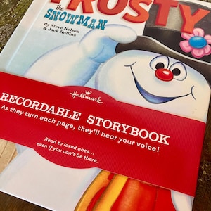 Hallmarks FROSTY the SNOWMAN recordable storybook battery operated