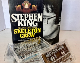 Stephen KING audiobook on tape selections from The Skeleton Crew 4 cassettes 5 hours