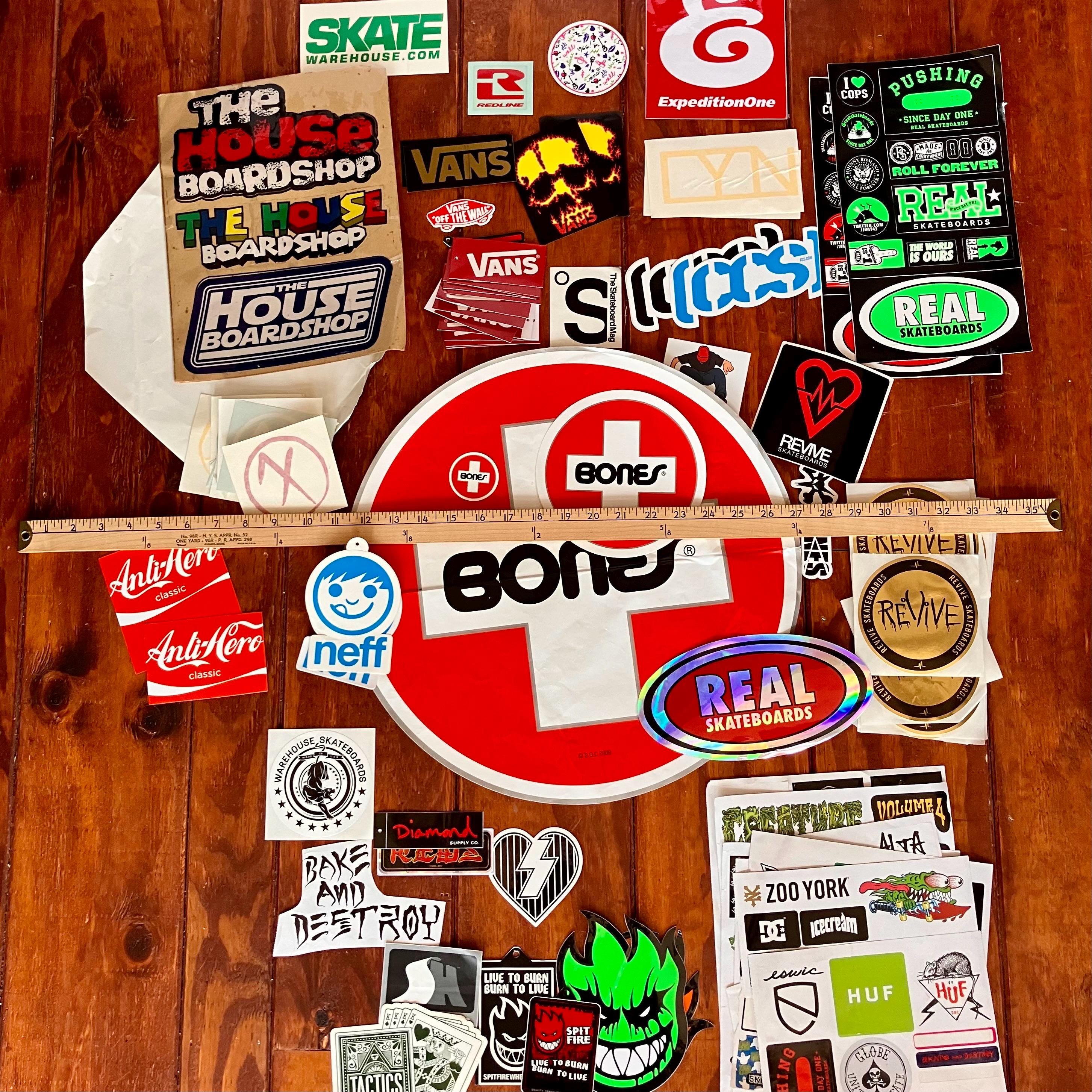 SKATEBOARD Stickers and Decals Vintage LOT Assortment - Etsy