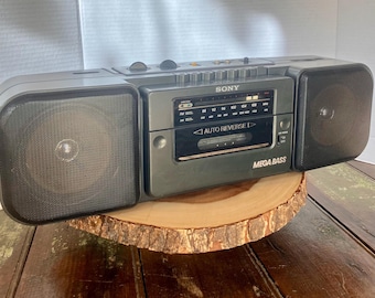 SONY CFS-209 am/fm radio cassette recorder with Mega Bass 1998