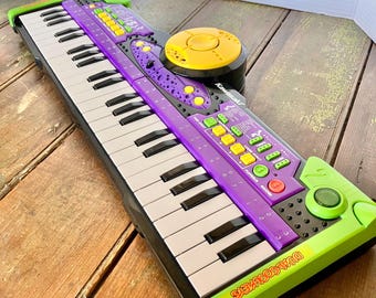 Kawasaki Dual COOL KEYS music electronic keyboard for kids 90s