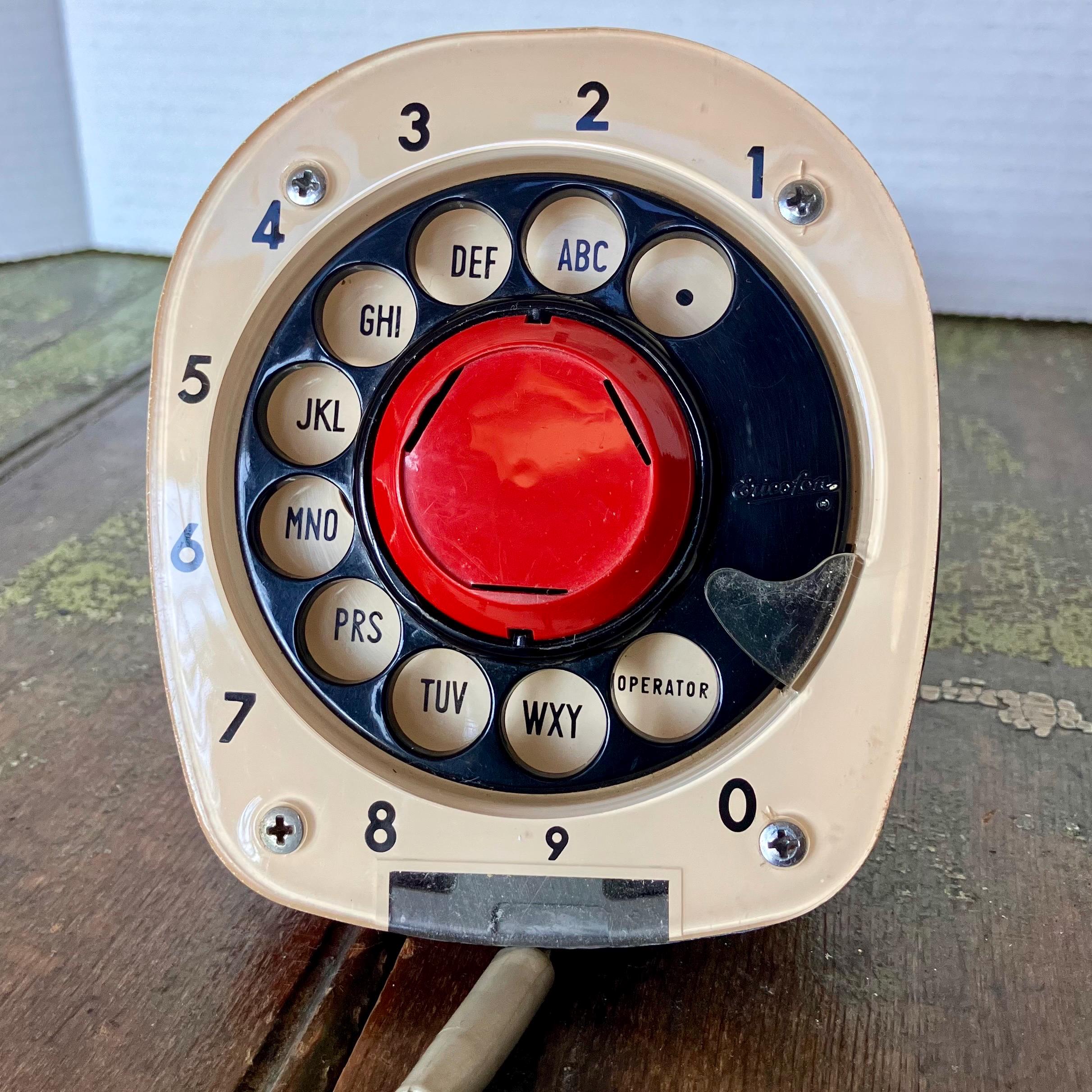 The COBRA by Ericofon 1950s MCM Rotary Phone Red - Etsy