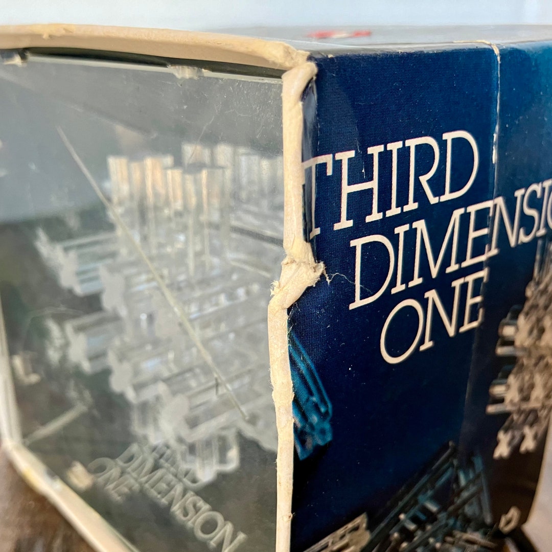 THIRD DIMENSION ONE Vintage Brain Teaser Acrylic 3D Puzzle - Etsy