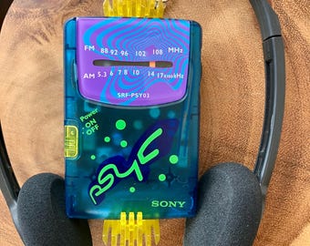 Vintage Sony Walkman Psyc D-NF400 Atrac3 Plus MP3 TV Weather CD