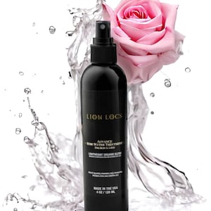 Lion Locs Advanced Rose Water Spray With Aloe, Essential Oils, Vitamins | Light Styling For Dreadlock, Sisterlocks, Microlocs, Brotherlocks