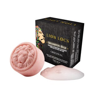 Lion Locs 3-in-1 Dreadlock Shampoo Bar, Conditioner & Body Wash, Residue-Free, Heavy Lather - 5oz