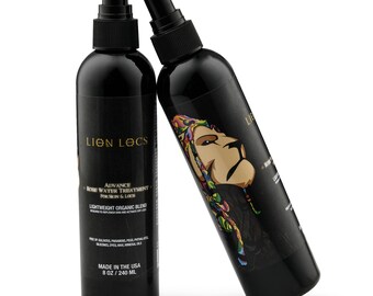 Lion Locs Advanced Rose Water Spray With Aloe, Essential Oils, Vitamins | Light Styling For Dreadlock, Sisterlocks, Microlocs, Brotherlocks