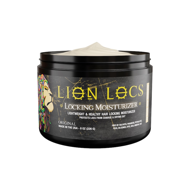 Lion Locs Loc Gel, Retwist & Styling Gel, Frizz Control, Residue Free, Regular Hold - 8oz
