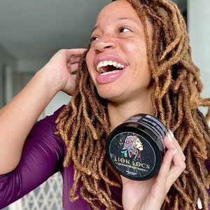 Lion Locs Firm Hold Hair Locking Organic Retwist & Moisturizer Gel For Dreadlock, Starter Dreads, Sisterlocks, Microlocs, Brotherlocks image 2